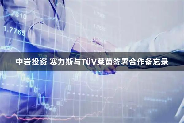 中岩投资 赛力斯与TüV莱茵签署合作备忘录