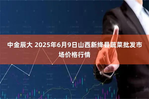 中金辰大 2025年6月9日山西新绛县蔬菜批发市场价格行情